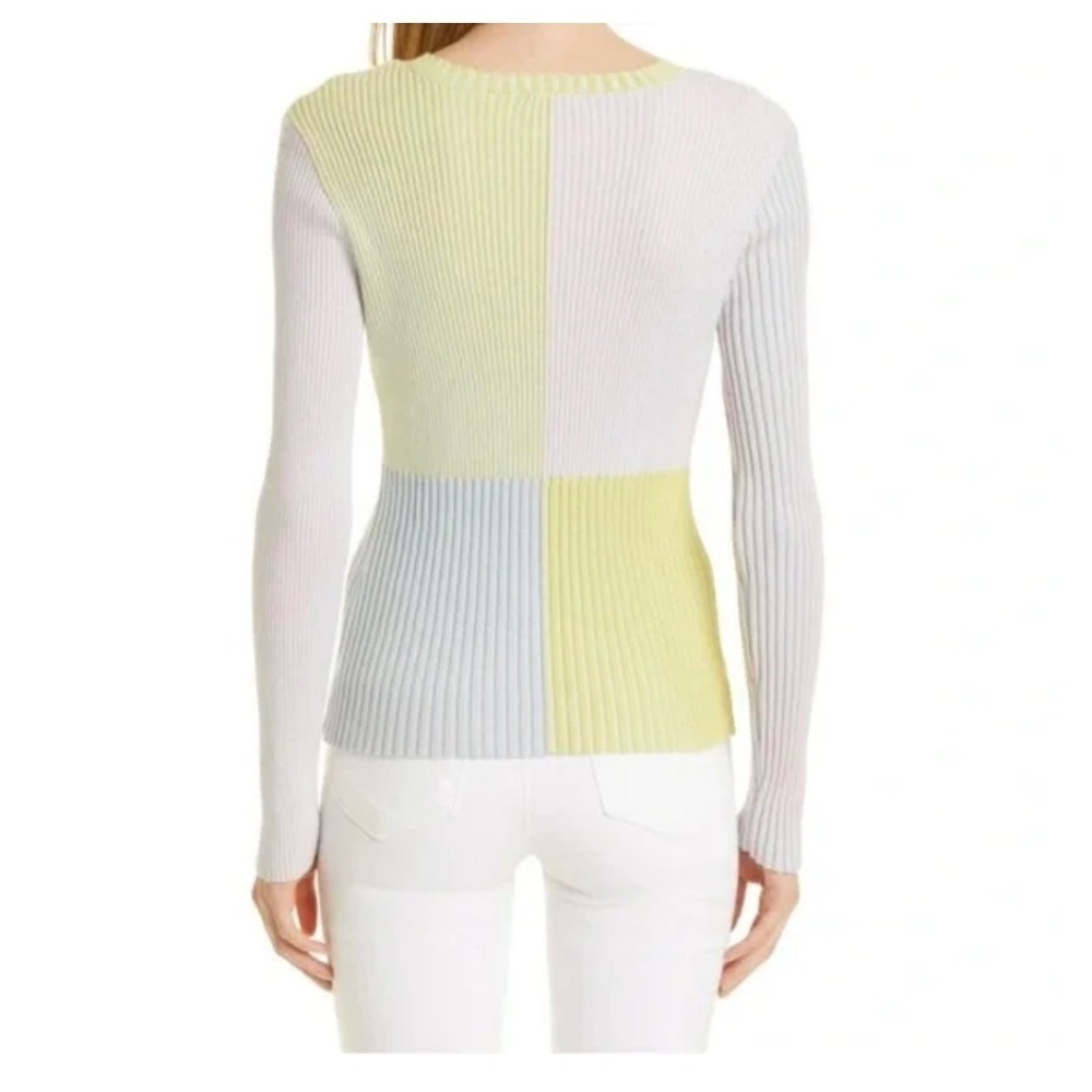 Rails Women's Pia Pastel Sweater In Multicolor Sz m preppy coastal - Picture 4 of 10